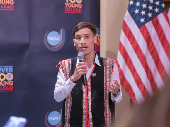 Our staff, Blen met Kamala Harris, Vice President of United States of America